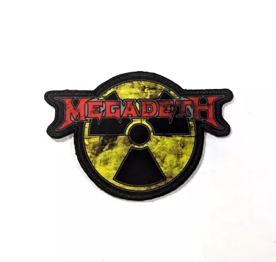 MEGADETH Printed SEW-ON Patch Hazard Radiation American Thrash Heavy Metal Badge • $6.49