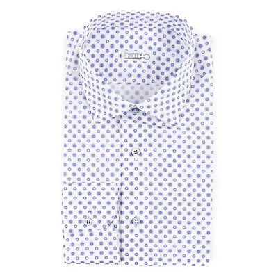 Zilli Tailored-Fit Cotton Shirt With Floral Medallion Print 19 (Eu 48) NWT • $349