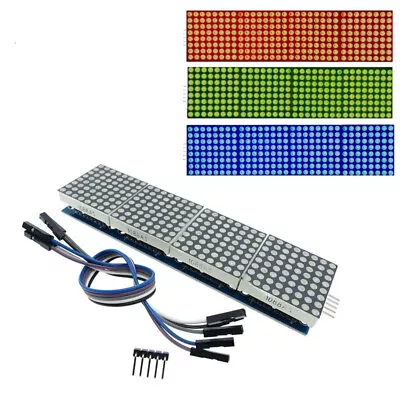 MAX7219 Dot Matrix Module Microcontroller 4 In One Display With 5P Line • $4.44