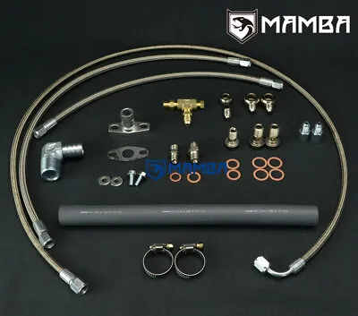 MAMBA Turbo Oil & Water Line Kit For Nissan TD42 Patrol GQ TD05H 16G 18G 20G UFI • $143.50