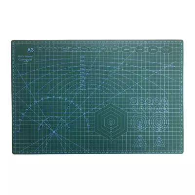 A3 Cutting Mat Anti Slip Board Self Healing Printed Grid Lines Arts Crafts Model • £6.99