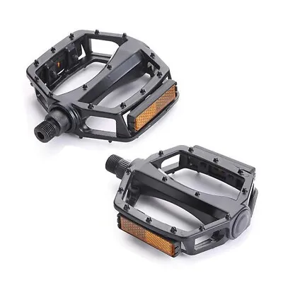 Pair Aluminium Alloy Mountain Bike Road Bicycle Pedals Anti Slip 2 DU Bearing • $22.95