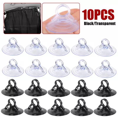 10x Universal Suction Cup Hook For Auto Car Interior Sunshade Suction Cup Parts  • $5.82