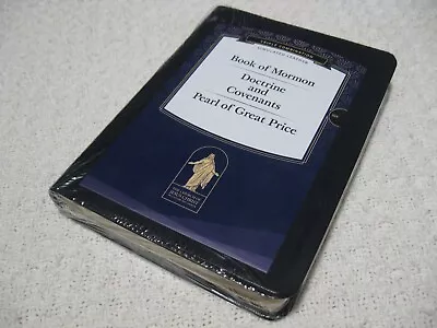 LDS Mormon Triple Combo Black Simulated Leather 5  X 7  Scriptures Book NEW! • $59.99