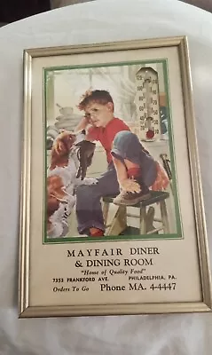 Vintage Thermometer Mayfair Diner & Dining Room Philadelphia PA • $24.99