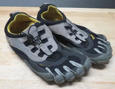 Vibram Fivefingers Bikila Black Barefoot Running Shoes M358 Size 41 EU 9-9.5 US • $39.99