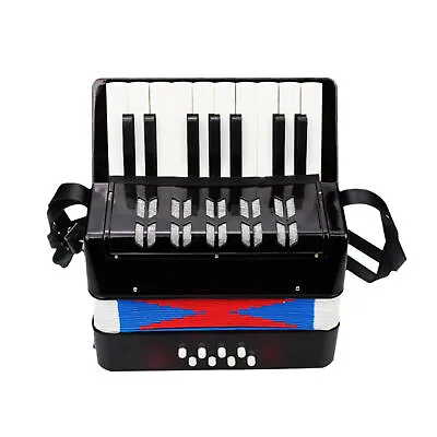 Small Accordion 17-Key 8 Bass Accordion Musical Instrument For Children J3O5 • $58.02