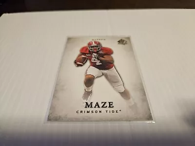 2012 SP Authentic Rookie #68 Marquis Maze Alabama Crimson Tide • $1.65