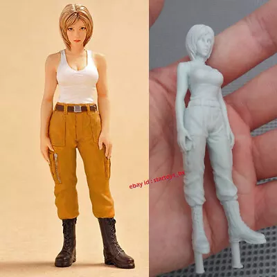 Female Pilot 1/20 Unpainted Resin Model Kit Unassembled Garage Kit GK Figure New • $26.73