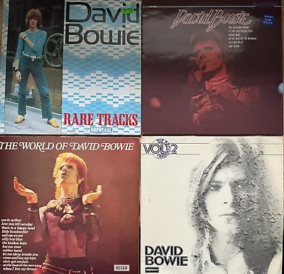 David Bowie Vinyl Records Collection 4x LP  Rare • £25