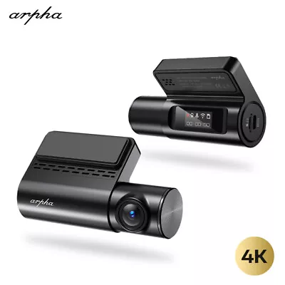 4K Car DVR WiFi GPS Park Mode Front Dash Cam Loop Recording 2K、1080p Camera A14 • $115