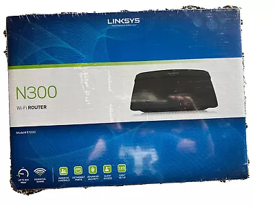 Linksys WiFi Router N300 Model# E1200 NEW In Factory Sealed Box • $19