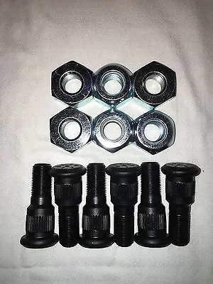 M35a2 2.5 Ton 6 Rh Lug Nut And Stud Kits M35 Rockwell M109 Military Truck Mud • $54.99