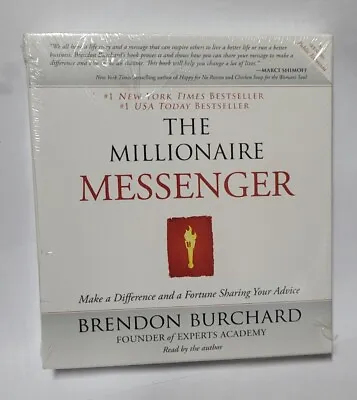 The Millionaire Messenger Make A Difference And A Fortune Burchard CD New +++ • $22.45