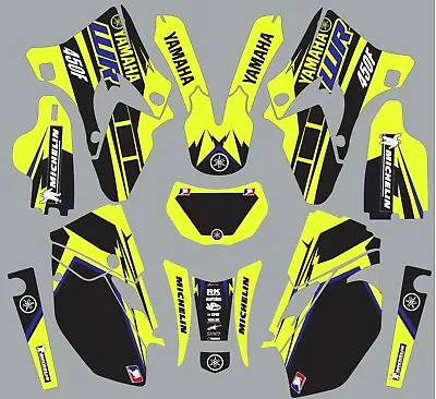 Vibrant Highlighter YAMAHA GRAPHICS  WRF450 WR450F 2003 2004 2005 2006 Decals • $95