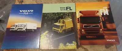 3-lot 80's-2000's Volvo Truck Brochures Sweden+ Great Britain In Nice Shape Used • $9.99