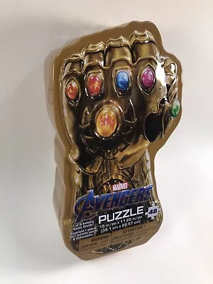 Marvel Avengers Thanos Gauntlet 48 PCS Puzzle Rocket Raccoon NO Gem • $6