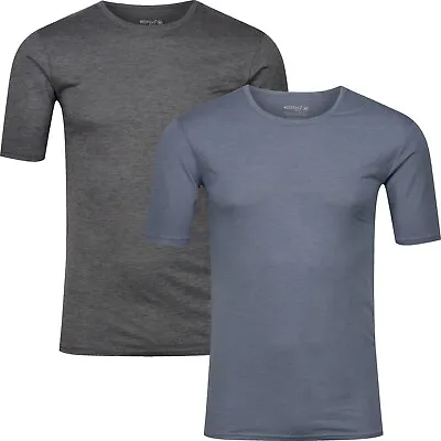 New Mens Thermal Tops Long Short Sleeve T Shirt Warm Winter Underwear Base Layer • £4.99