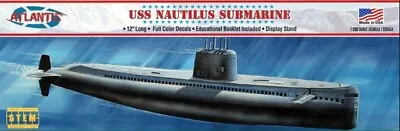 Atlantis Models 750 1/300 USS Nautilus Submarine STEM Model Kit • $32.41