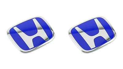 Genuine Style 75700S2A000ZA Blue Front Rear Emblem Badge Civic Sedan 2006-2015 • $39.90