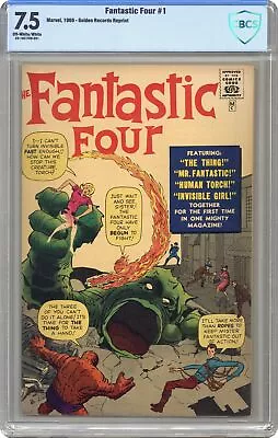 Fantastic Four Golden Record Reprint #1 Comic Only Variant CBCS 7.5 1966 • $1060