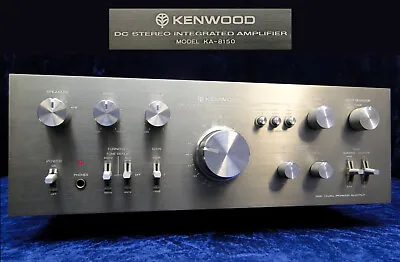 Amplifier KENWOOD KA-8150 Gunmetal Vintage HiFi DC Stereo Integrated Amplifier • £649.37