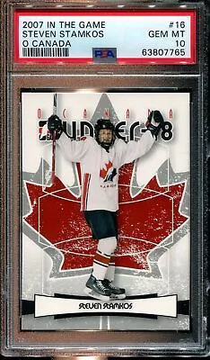 2007 In The Game O Canada #16 Steven Stamkos Rc Psa 10 • $12.13
