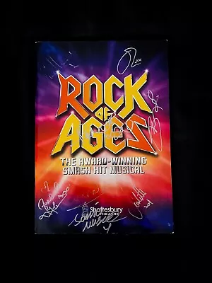 £50 • Buy ROCK OF AGES Musical SIGNED OLC London Programme. Shayne Ward, Oliver Tompsett