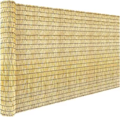 Reed Fence Privacy Screen Fence Panel Garden Screening Outdoor Privacy Fencing • £39.99