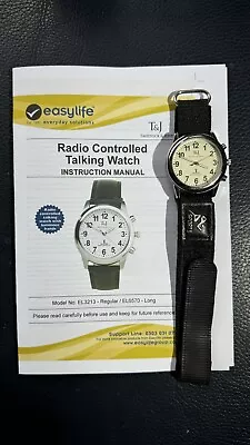 T&G Radio Controlled Talking Watch With Alarm Fitted With Battery And Reset. • £1.45