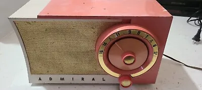 Vintage Admiral 5T3 Pink Tube Radio • $200