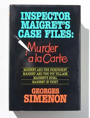 GEORGES SIMENON Inspector Maigret's Case Files - Murder A La Carte 1992 • $8.62