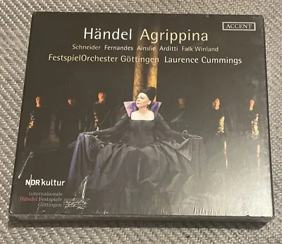 Handel : Agrippina 3 CD Set New Sealed 2015 Laurence Cummings Opera Rare • £20