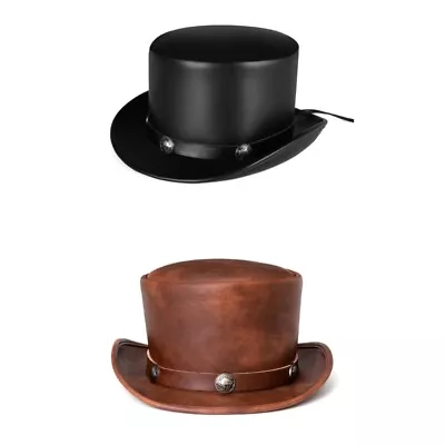 Bowlertop Hat Magician Top Hat Steampunk Hat Pork Pie Hat Gay Steampunk Top Hat • £16.37
