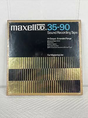 Maxell Gold UD 35-90 Sound Recording Tape 7  Reel NEW-SEALED • $30