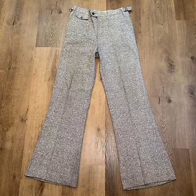 Mens Bell Bottom Pants Disco Leisure Glen Oaks Flare Leg Vintage 60s 70s 30 33 • $99.99