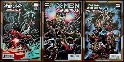 Marvel UNFORGIVEN Set Of 3 One-Shots! NM (2023) SPIDER-MAN X-MEN CAPTAIN AMERICA • $15.02