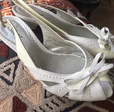 Gabor White Cream Sandals Size 4.5 • £10