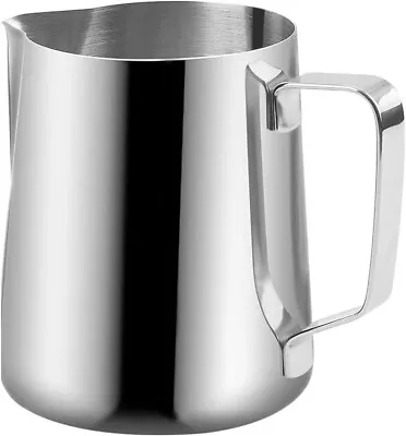 16 Oz Espresso Coffee Milk Frothing Steaming Stainless Steel Pitcher • $13.95