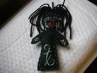 Voodoo Black Poppet Doll Revenge Curse Banishing Black Magic Wiccan Pagan • $8