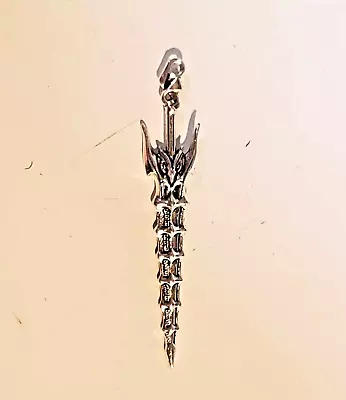 New Dollhouse Miniature Silver Medieval Gothic Dragon Sword Dagger 1/12 • $0.99