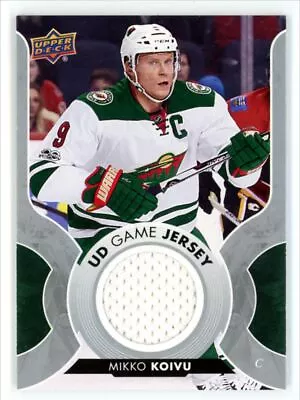 2017-18 Upper Deck UD Game Jersey Mikko Koivu #GJ-MK • $1.45