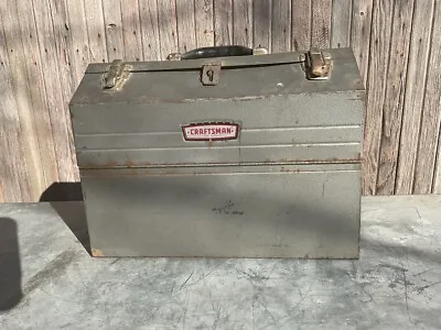Vintage Sears Craftsman #6536 Cantilever Hip Roof Tool Box 18 X 13 X 10 • $59.95