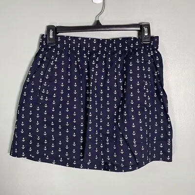 J. Crew Navy And White Anchor Skirt Size Small • $11.19