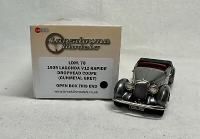Lansdowne Models 1939 Lagonda V12 Rapide Drophead Coupe LDM78 1/43 • £60