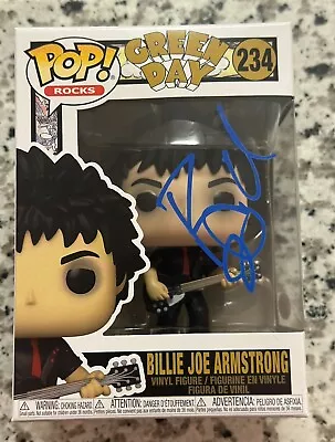 BILLIE JOE ARMSTRONG Signed Green Day Funko Pop #234 JSA COA  • $399.99