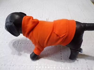 Pet Dog Hoodie Jacket Zack&Zoey Orange leash Hole XS *(read Size Details) • $11