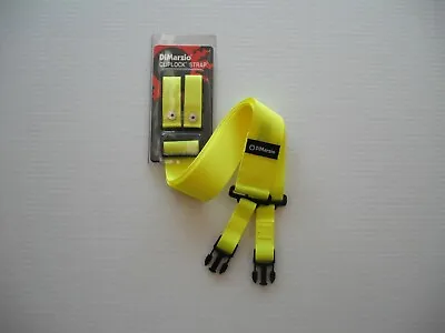 $26 • Buy Dimarzio Nylon Cliplock Strap 2 Inch Wide Yellow Dd2200