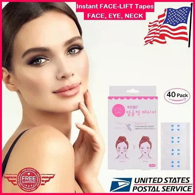 $7.99 • Buy 80/40pcs Set Instant Face Neck Eye Lift Face Lift Tapes V Shape Anti Wrinkle Lot
