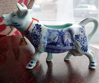 Delft Cow Creamer 6x4in • £5